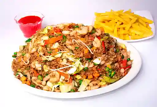 Arroz Chino con Papas 2 Personas