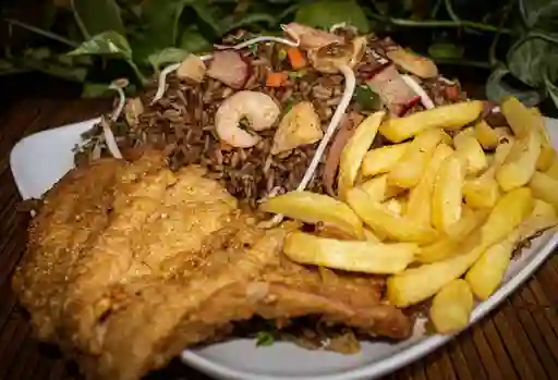 Combo Arroz Chino Papa Chuleta para 4