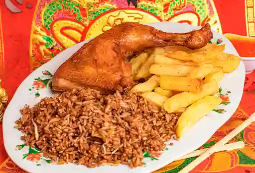 Combo Arroz Chino Pollo Frito 2 Personas
