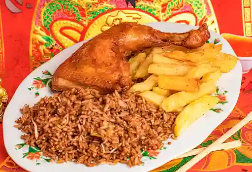Combo Arroz Chino Pollo Frito 4 Personas