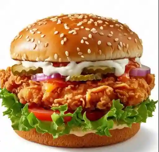 Hamburguesa Pollo Apanado