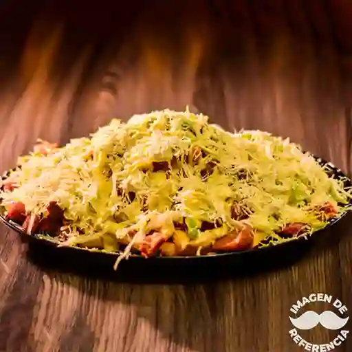 Salchipapa Mixta