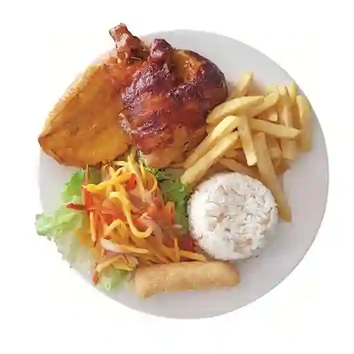 Bandeja con Pollo Asado