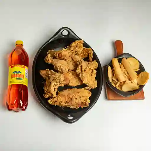 Combo Pollo Broaster con Papitas y Yuca
