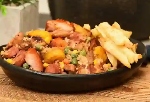 Arroz Carnes Ahumadas Personal