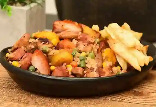 Arroz Carnes Ahumadas Dúo