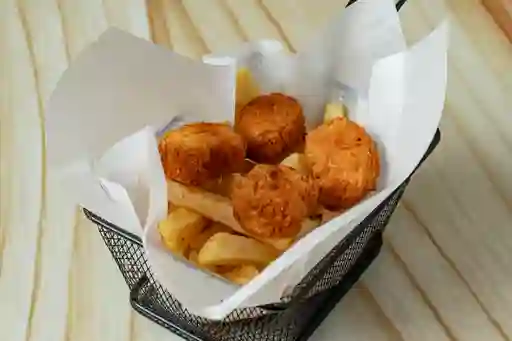 Papas con Nuggets