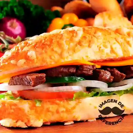 Sándwich Aplastado Carne