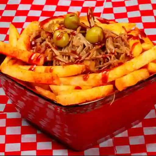 Salchipapa Carne