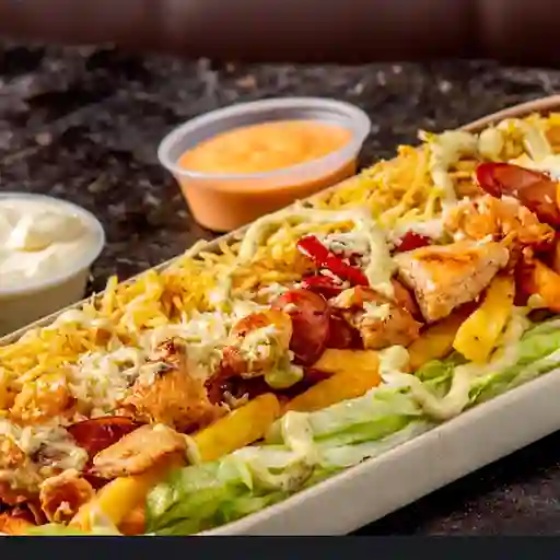Salchipapa Pollo