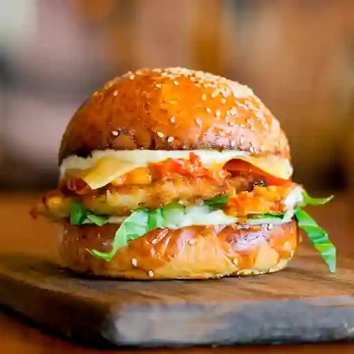 Burger Clasica de Pollo