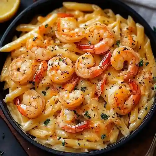 Pasta con Camarones