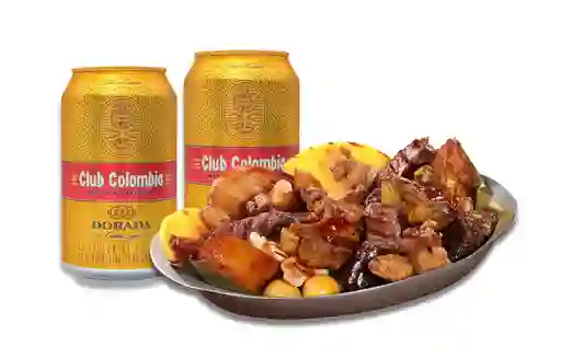 Picada Para 2 + Club Colombia Dorada