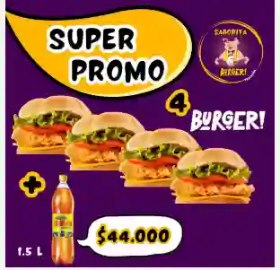 Super Promo 4 Burger