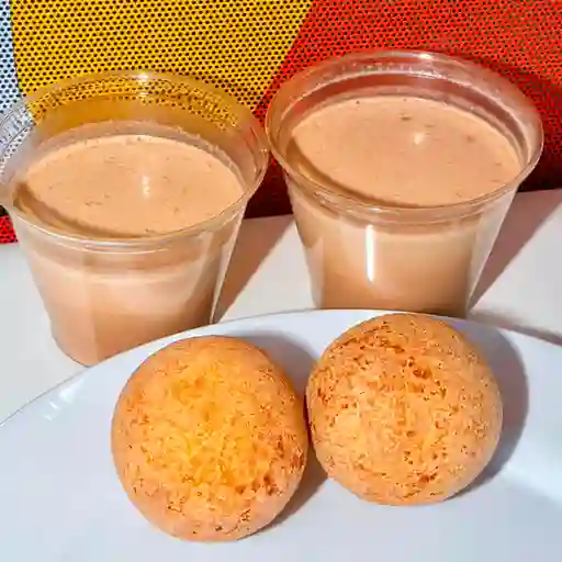 Combo 2 Buñuelos Tradicionales Mas 2 Milos Frios