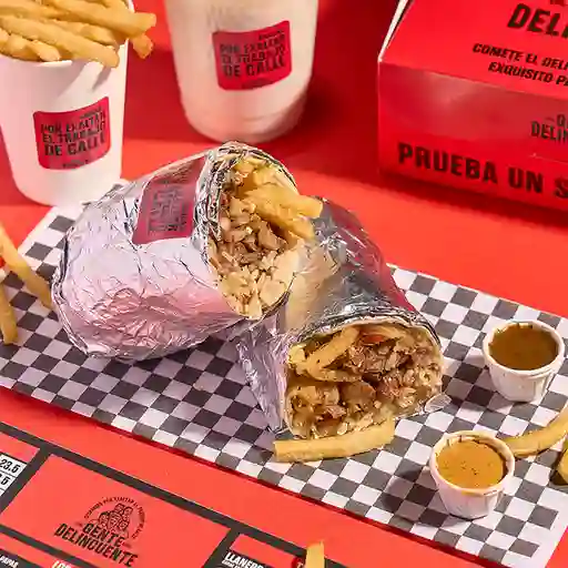 Burrito Delincuente Crujiente