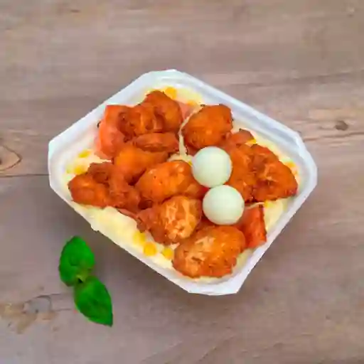 Papas con Chorizo y Pollo