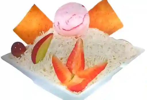 Ensalada Sencilla con Helado