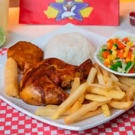 Bandeja con Pollo