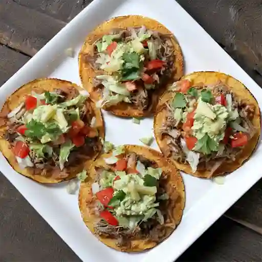 Tostadas de Carnitas X3