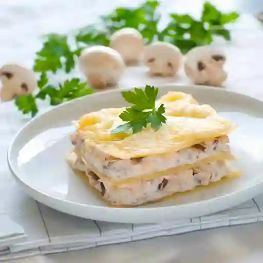 Lasaña Carbonara