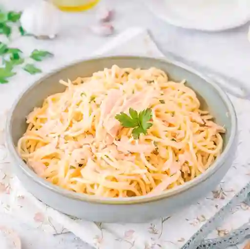 Pasta Pollo y Champiñones