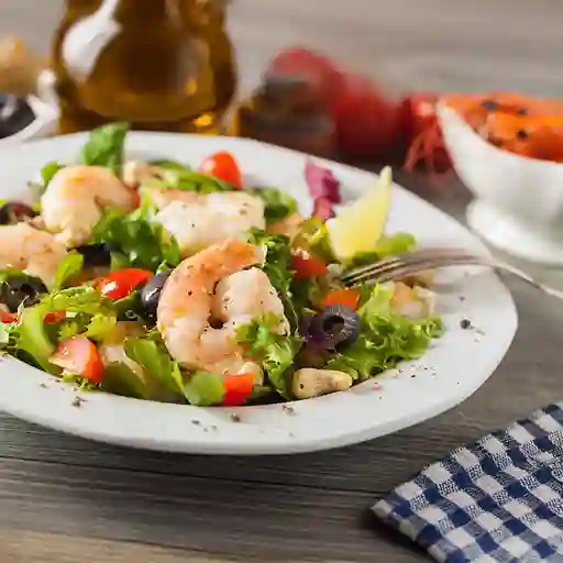 Ensalada con Camarones