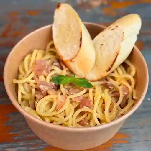 Combo Pasta Carbonara + Te Hatsu