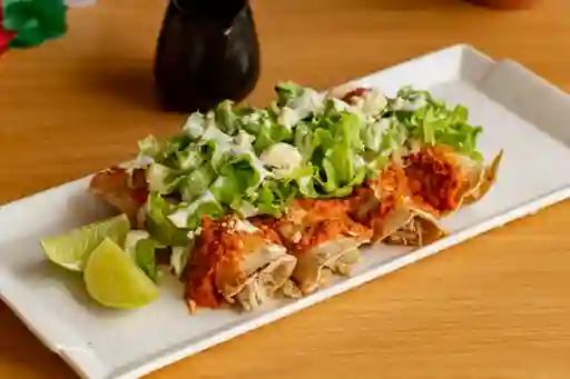Enchiladas de Proteína en Salsa