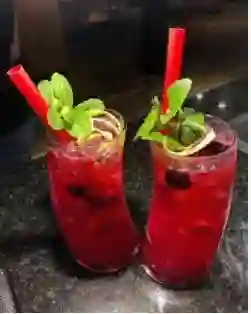 Soda de Frutos Rojos