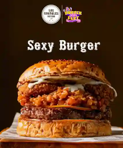 La Sexy Burger + Papas y Gaseosa