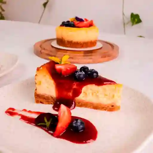Rebanada de New York Cheesecake
