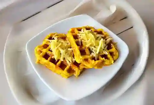 Waffle de Choclo Doble
