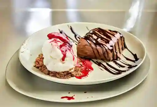 Brownie con Helado