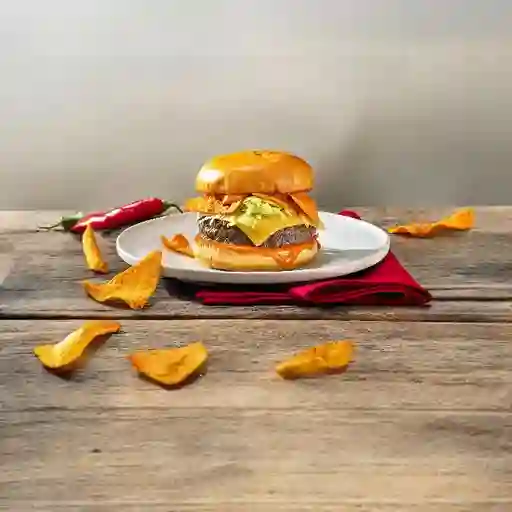 Combo Hamburguesa Bacon