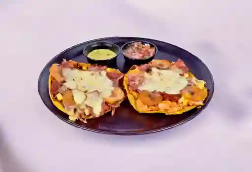 Tostadas Tres Carnes