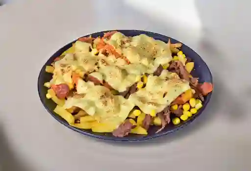 Choripapa Gratinada