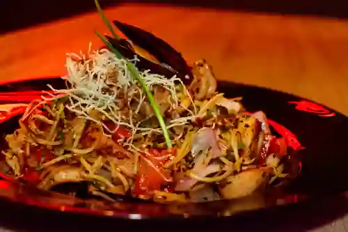 Tallarín con Mariscos