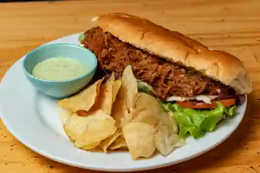 Sándwich de Carne Desmechada