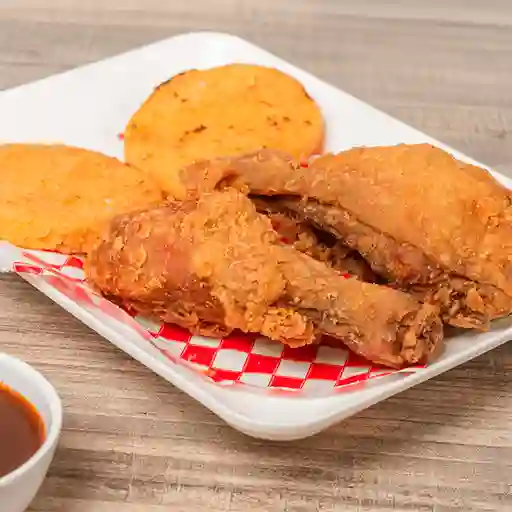 1/4 Pollo Apanado