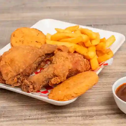 Combo 1/4 Pollo Apanado