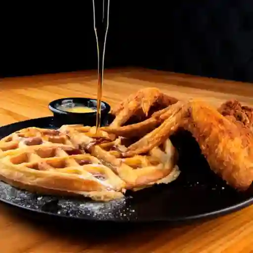 Waffles con Pollo