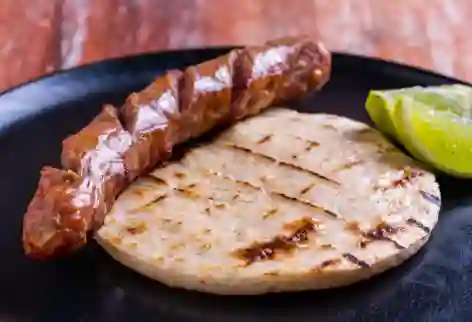 Arepa con Chorizo