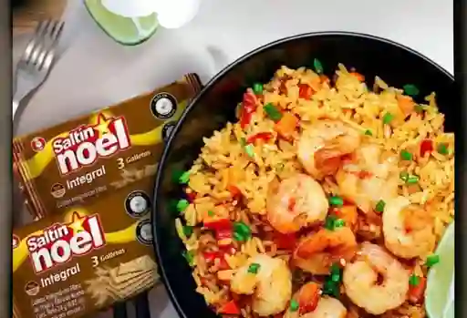 Arroz con Camarones