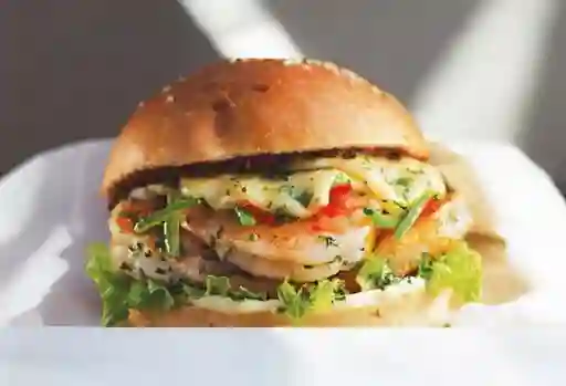 Hamburguesa de Camarones