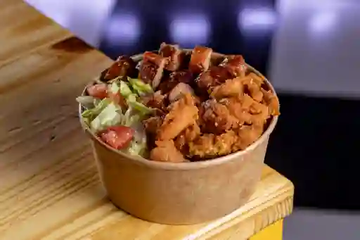Bowl Pollo-chorizo con Bebida Personal