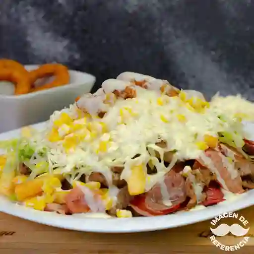Salchipapa Especial