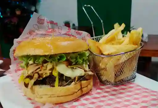 Hamburguesa Parrillera con Pollo