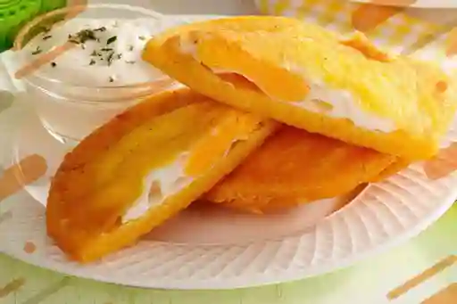 Arepas de Huevo con Ceviche
