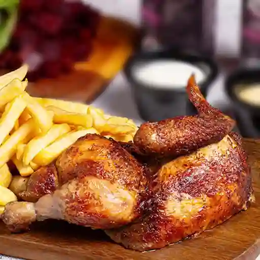 Medio Pollo Asado
